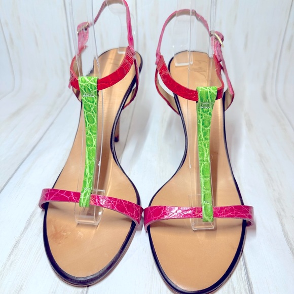 Giuseppe Zanotti Design color block sandal size 39 - Picture 2 of 12